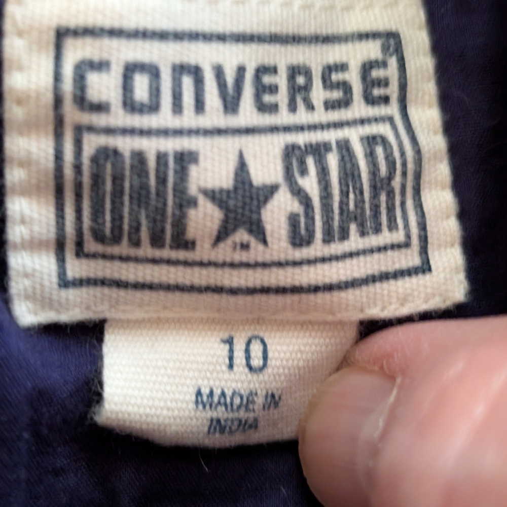 Converse One Star Navy Blue Sun Dress Size 10 - Picture 4 of 6